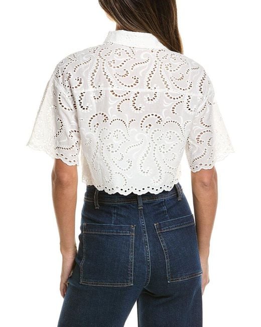 Walter Baker White Cindy Top