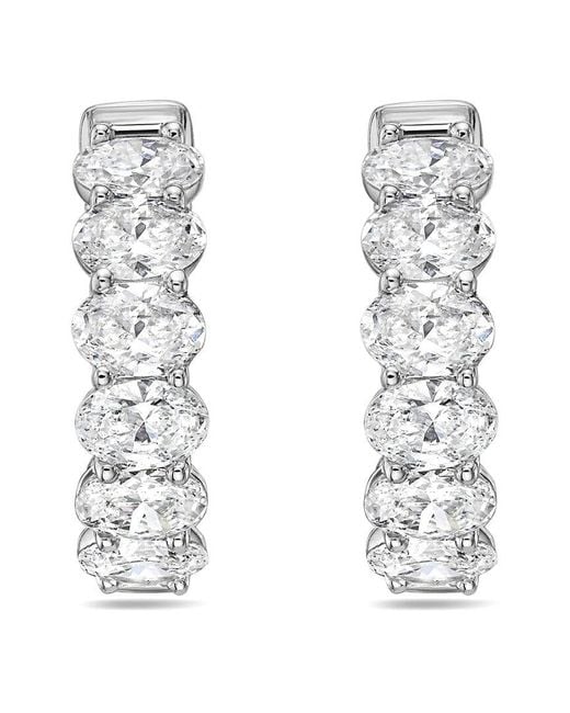 Diana M White Diana M. 14K 3.00 Ct. Tw. Lab-Grown Diamond Huggie Earrings