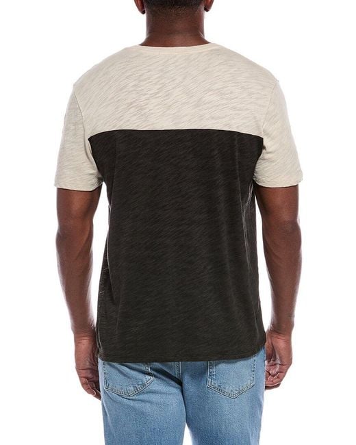 ATM Black Slub Jersey Shirt for men