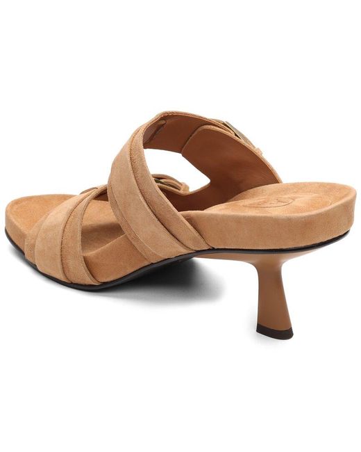 Ash Natural Jakarta Suede Sandal