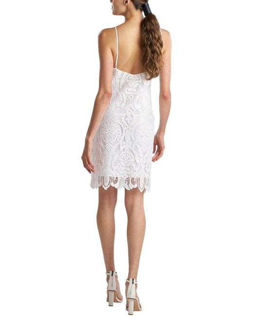 Natori White N Suzani Slip Dress