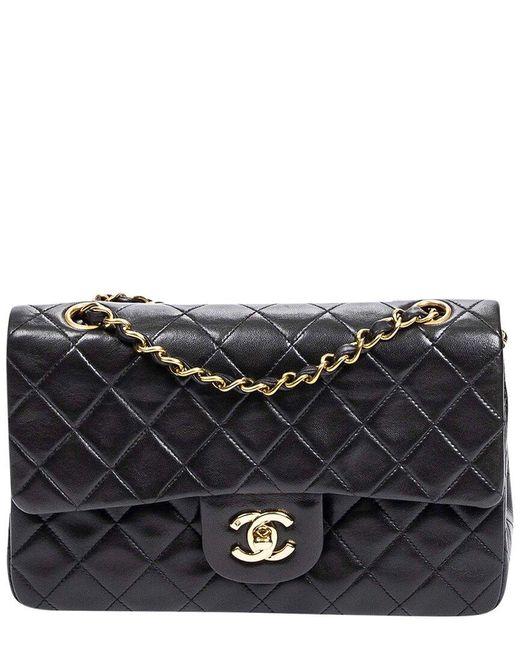 Chanel 1994 Black Classic Small Double Flap Bag