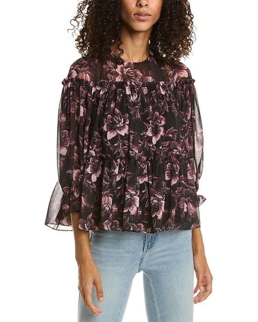 Ted Baker Red Ballou Blouse