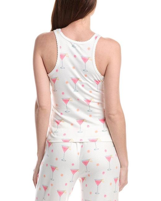 Pj Salvage White Tini Time Tank