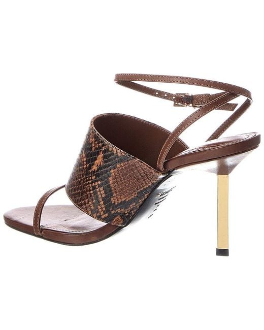 SCHUTZ SHOES Brown Malene Leather Sandal