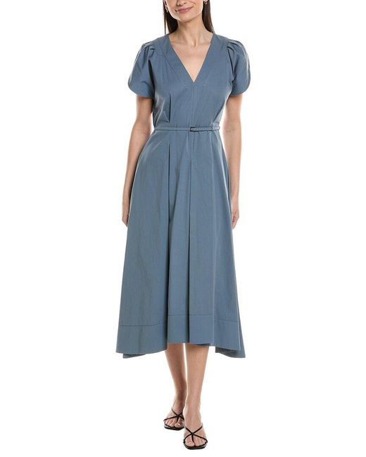 Boss Blue Demnilia Midi Dress