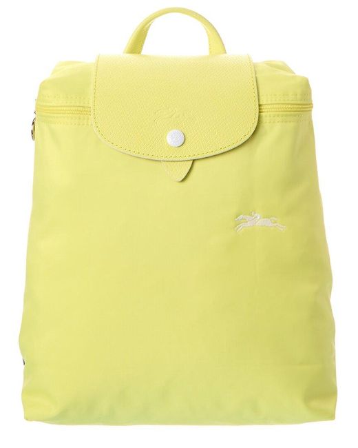 Longchamp Le Pliage Club Nylon Backpack in Yellow Lyst Canada