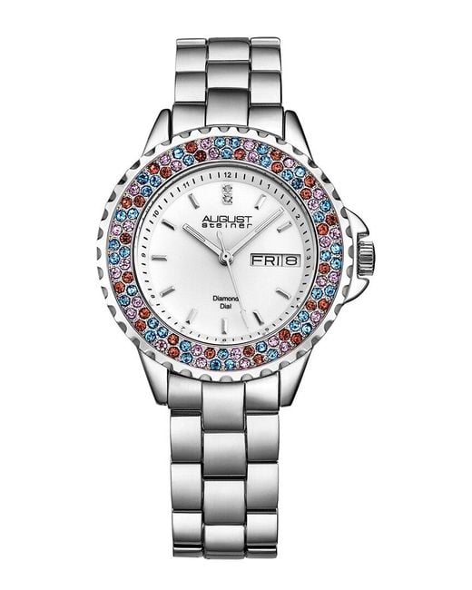 August Steiner Metallic Watch