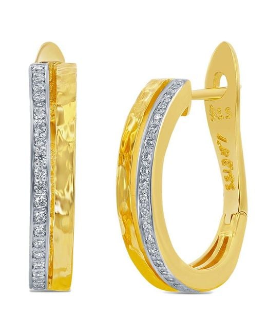 Reiss Yellow 14K 0.30 Ct. Tw. Diamond Earrings