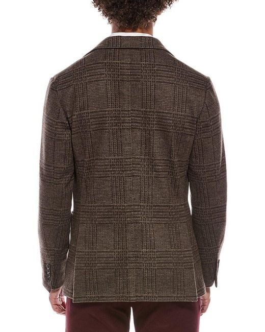 Canali Brown Wool Blazer for men