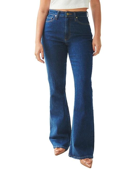 Nelle Atelier Blue Petite The Lea Flare Denim