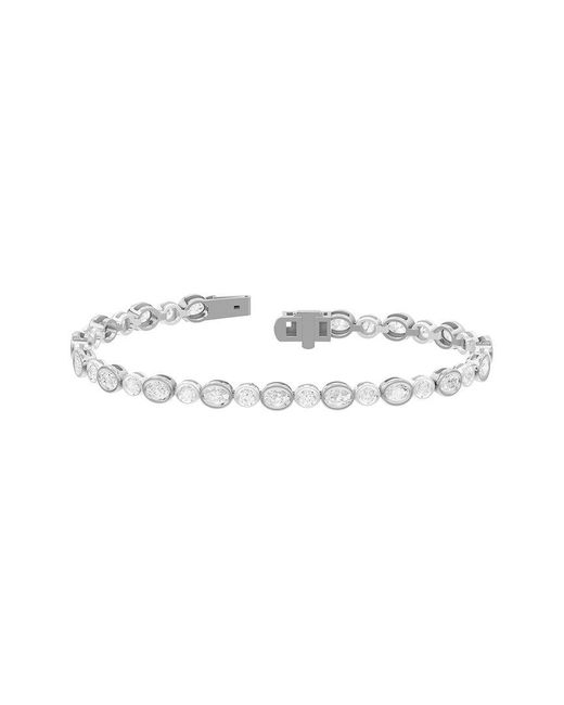 Lab Grown Diamonds White 14K 4.52 Ct. Tw. Lab-Grown Diamond Bracelet