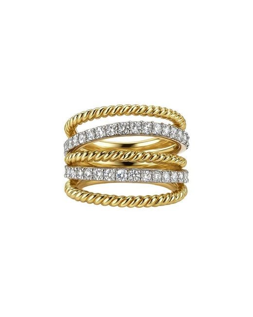 Jewels by Viomo Metallic 10K 1.10 Ct. Tw. Diamond Ring