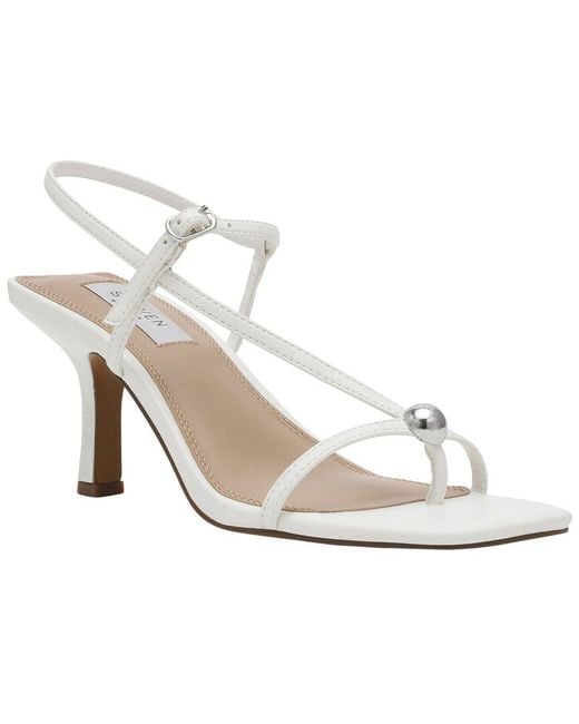 Steve Madden White Tamila Heel