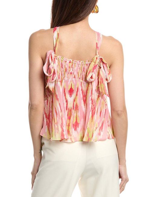 Ramy Brook Red Sabrina Top