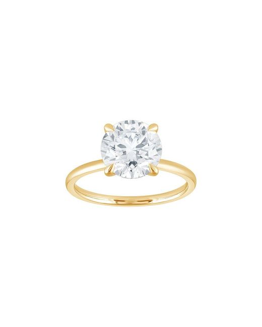 Lab Grown Diamonds White 14K 3.00 Ct. Tw. Lab-Grown Diamond Solitaire Ring
