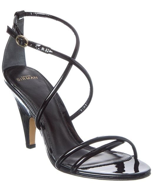 Alexandre Birman Metallic Lory 85 Leather Sandal