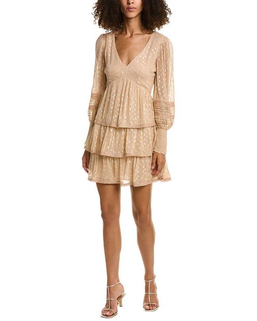 Saltwater Luxe Natural Cody Mini Dress