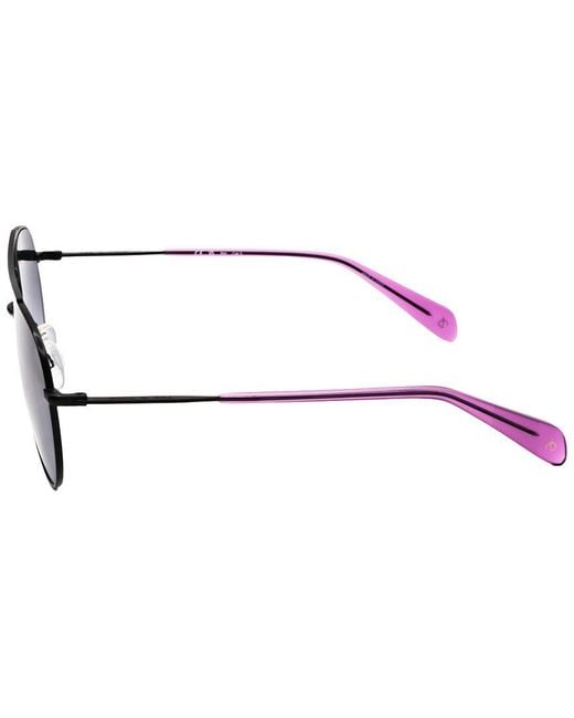 Rag & Bone Blue Rnb1064 58Mm Sunglasses