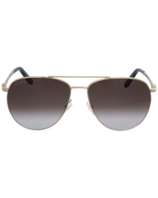 Ferragamo Metallic Sf157S 60Mm Sunglasses for men