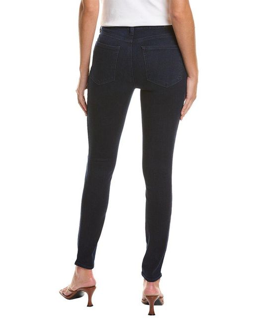 PAIGE Blue Bombshell Moody High-rise Ankle Ultra Skinny Jean