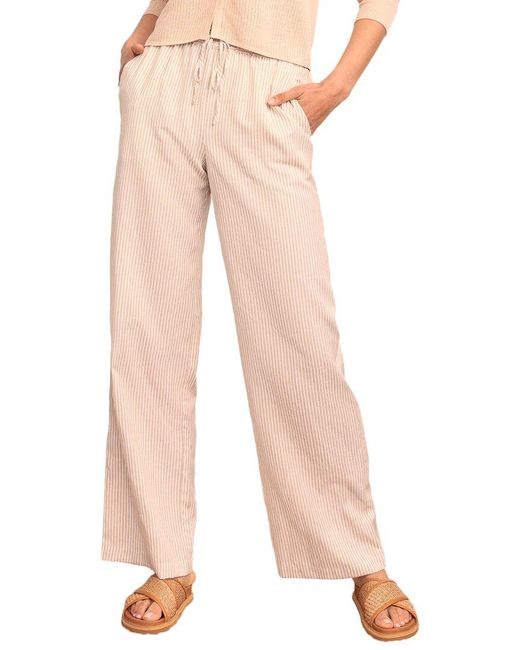 J.McLaughlin Natural Surya Linen-Blend Pant