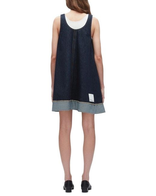 3.1 Phillip Lim Blue Trapeze Mini Dress