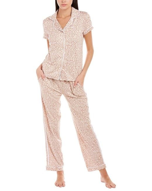 Rachel Zoe Pink 2pc Pajama Pant Set