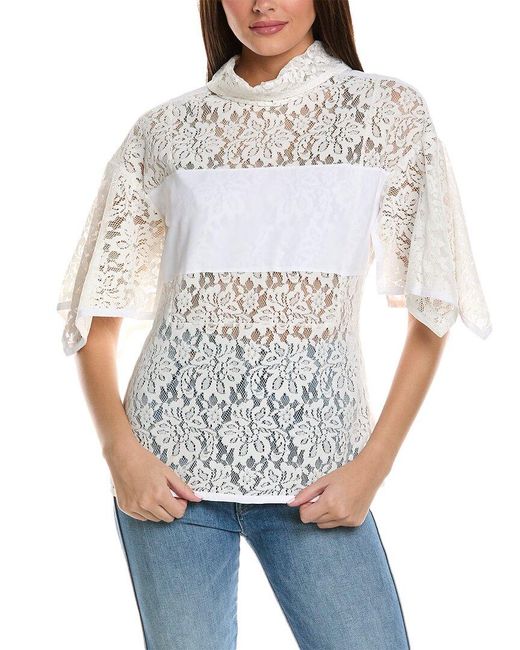 3.1 Phillip Lim White Lace Blouse