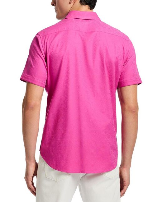 Robert Graham Pink Odyssey Woven Shirt for men