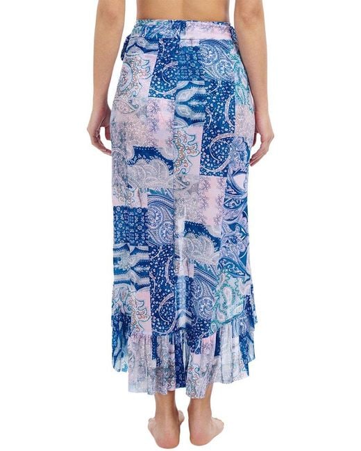 Gottex Blue Karma Skirt