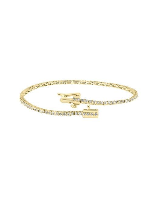 Lab Grown Diamonds Metallic 14K 2.00 Ct. Tw. Lab Grown Diamond Tennis Bracelet