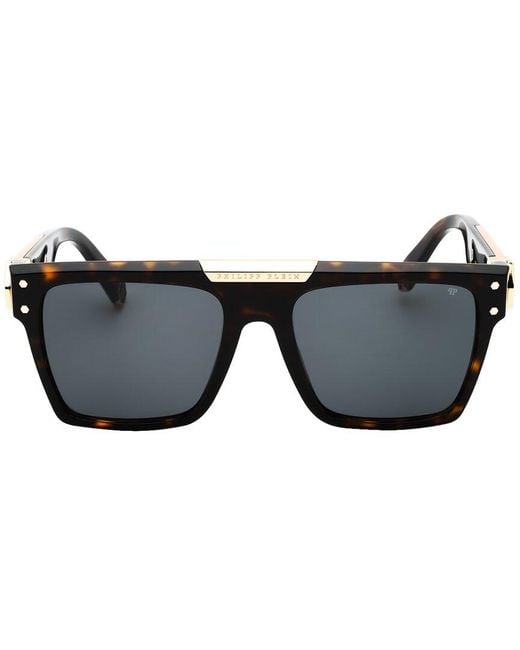 Philipp Plein Black Spp080 55Mm Sunglasses for men