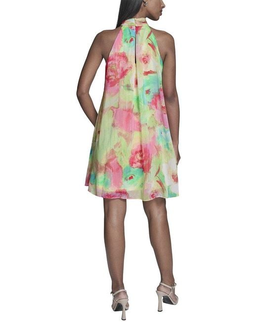 Karl Lagerfeld Multicolor A-Line Printed Dress