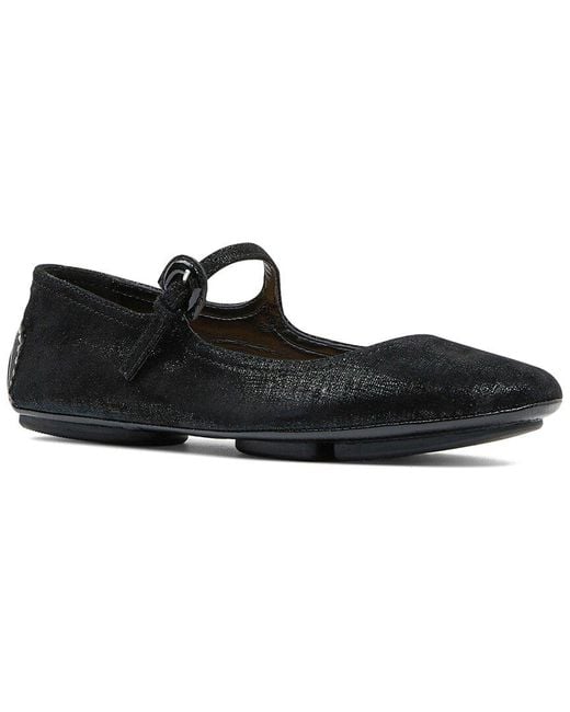 Donald J Pliner Black Rumma Leather Ballet Flat