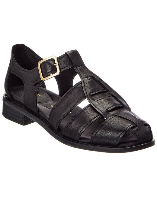 Clarks Black Hana Sun Leather Sandal