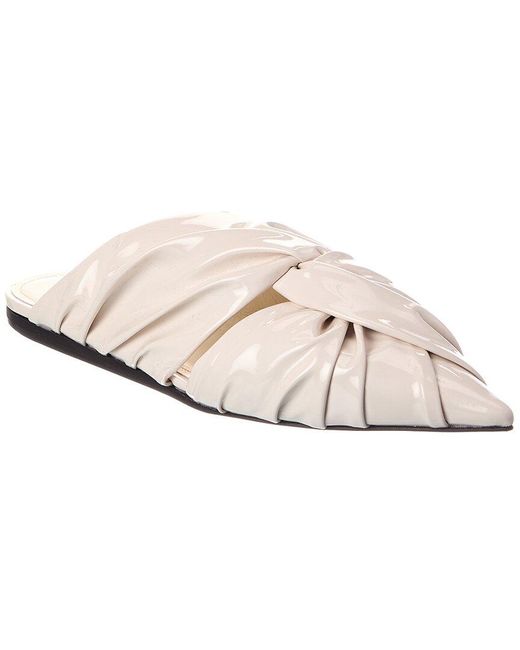 Givenchy White Twist Mule