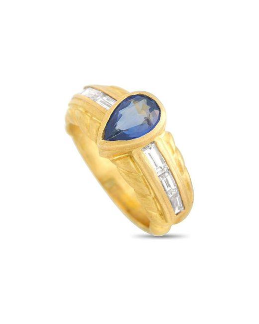 Judith Ripka White Judith Ripka Y 18k 1.80 Ct. Tw. Diamond & Sapphire Ring