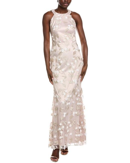Eliza J Multicolor Sleeveless Embellished Maxi Dress