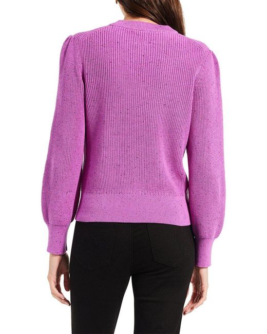 NIC+ZOE Purple Nic+zoe Cheerful Chill Sweater