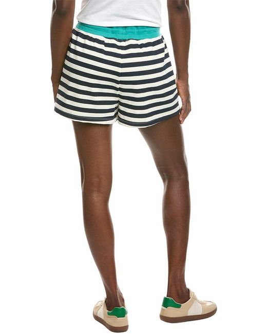 Z Supply Blue Low Key Stripe Short