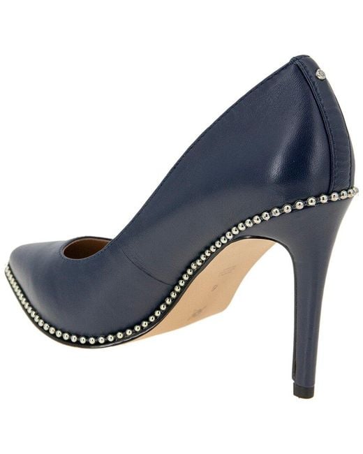 BCBGeneration Blue Holli Leather Pump