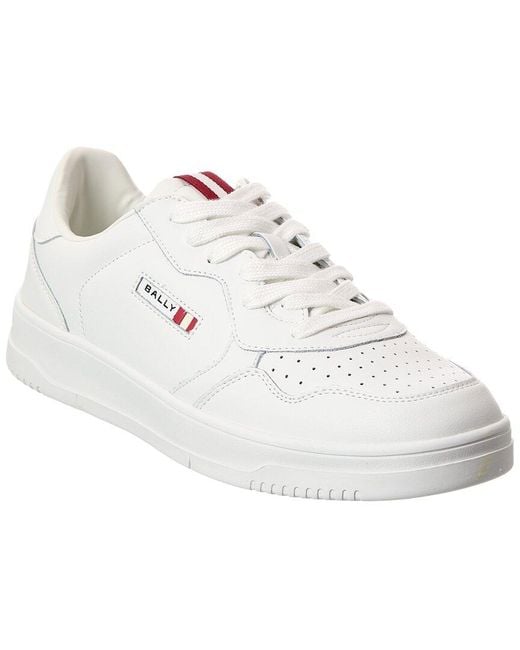Bally White Jaren Leather Sneaker for men
