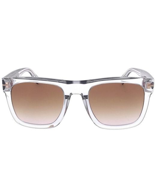 David Beckham White 54Mm Sunglasses for men