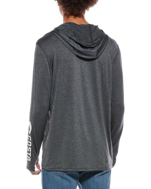 COSTA APPAREL Gray Voyager Hoodie for men