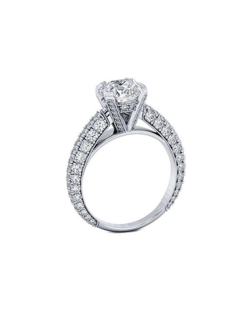 Lab Grown Diamonds White 14K 3.70 Ct. Tw. Lab-Grown Diamond Ring