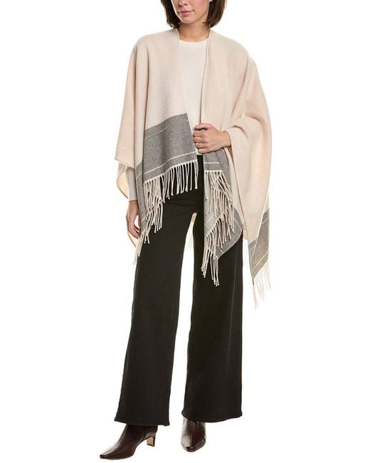 Rag & Bone White Wool Poncho