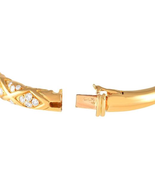 Van Cleef & Arpels Metallic 18K 1.80 Ct. Tw. Diamond Bracelet (Authentic Pre-Owned)