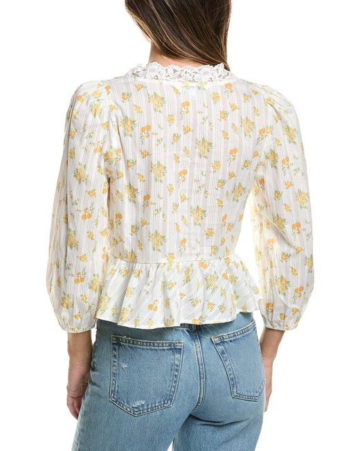Walter Baker White Charlene Top
