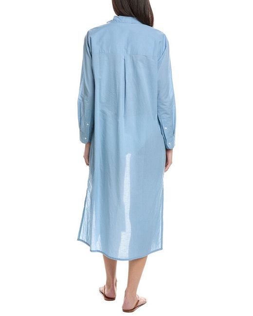 Echo Blue Solana Maxi Shirtdress